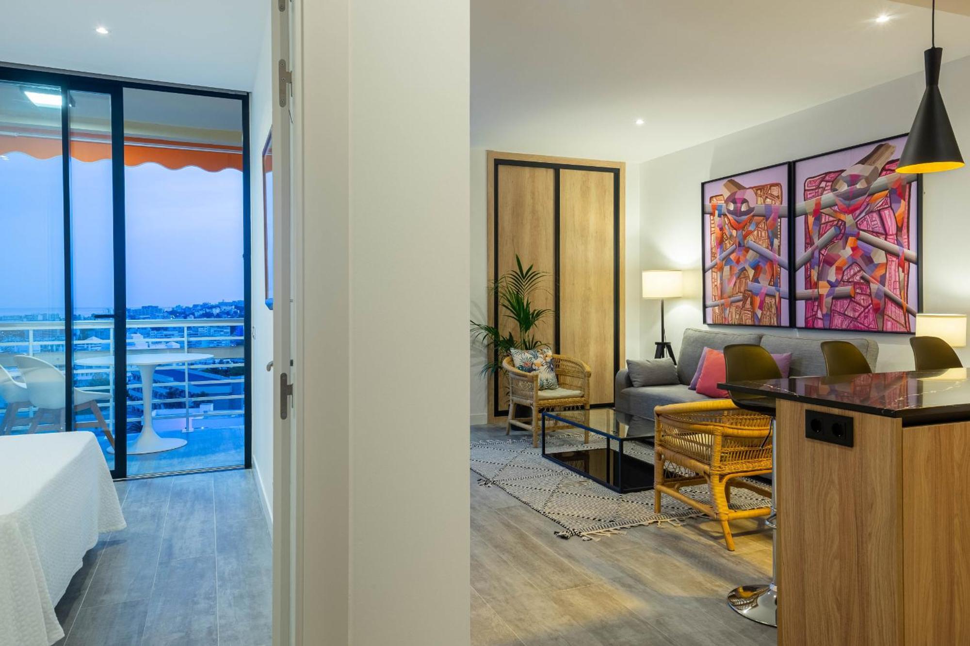 Fabuloso apartamento con increíbles vistas al mar Torremolinos Exterior foto
